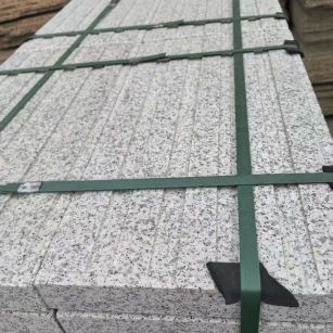 四川 白麻花岗岩直行盲道石，盲条，地铺石