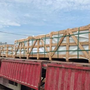 四川 芝麻白花岗岩地铺石出口专车-泰国游