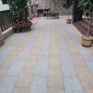 四川 黄金麻白麻荔枝面庭院铺装展示