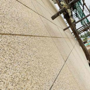 四川 黄金麻花岗岩荔枝面外墙干挂石材效果示例