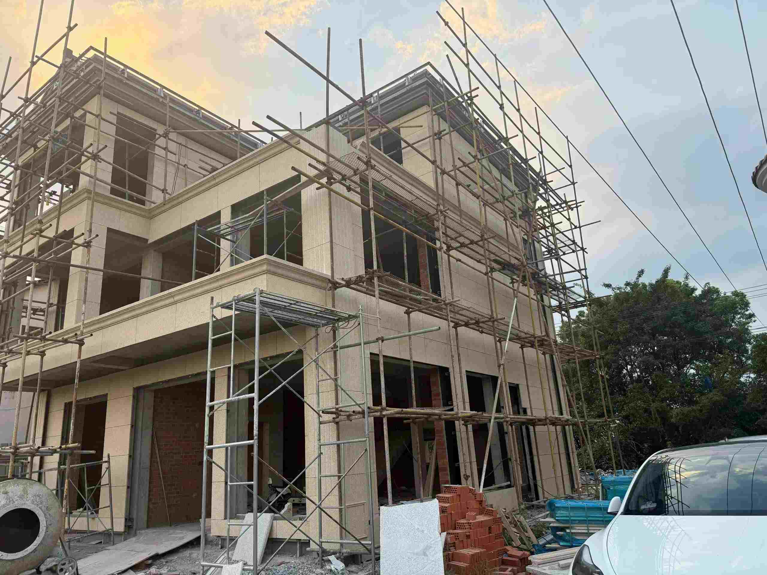 四川 黄金麻荔枝面花岗岩外墙干挂