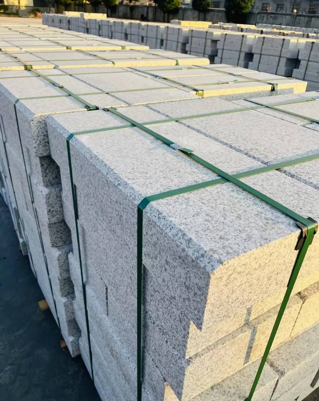 四川 白麻花岗岩路沿石，马路牙子，路缘石，平石，立缘石等