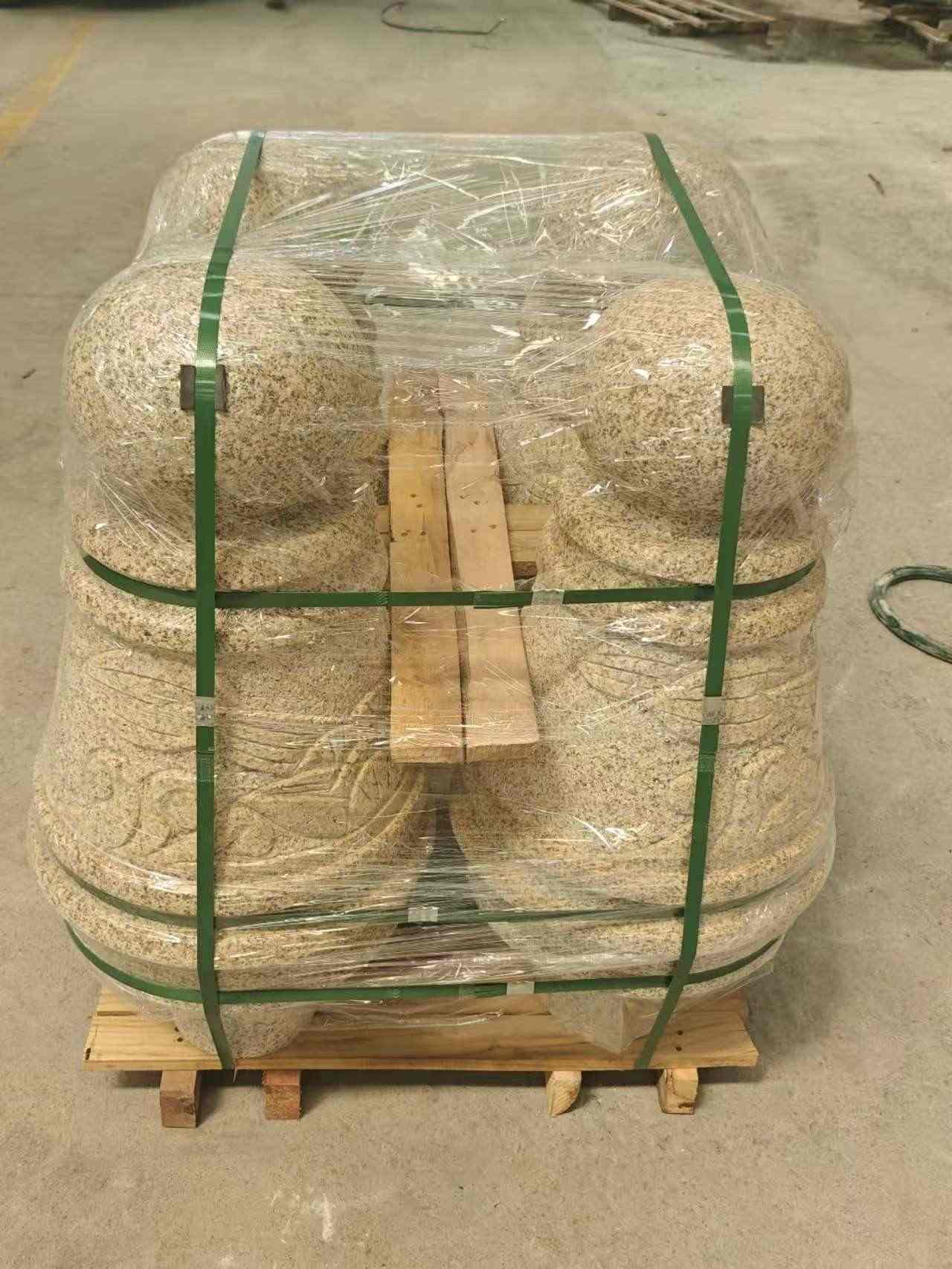 四川 黄金麻异形定制雕花——棒棒糖挡车柱