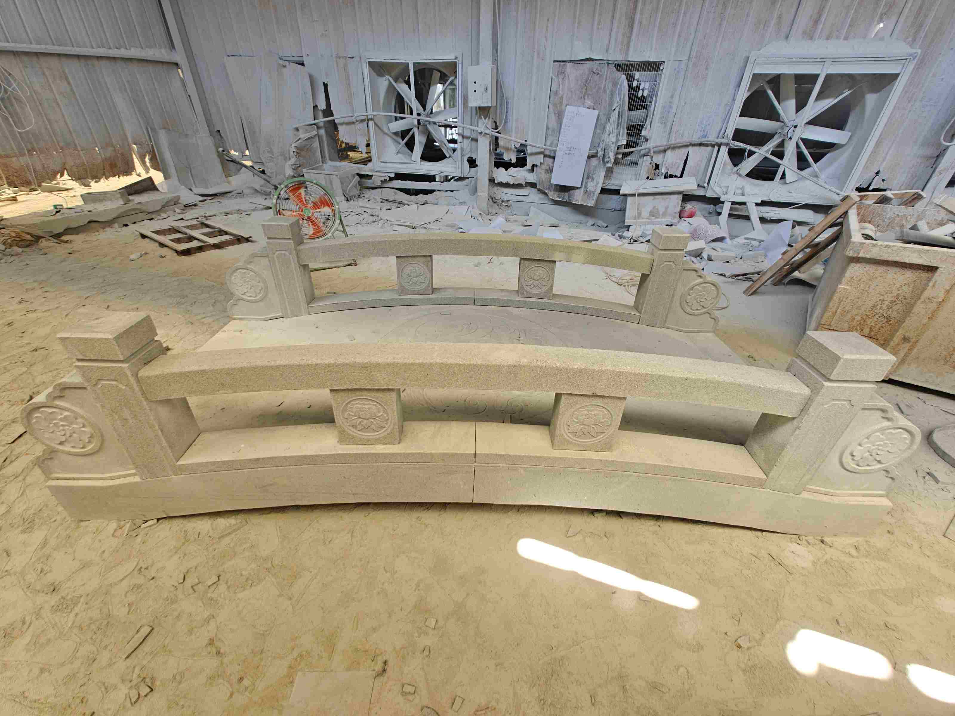 四川 芝麻灰花岗岩异形加工-拱桥，石桥