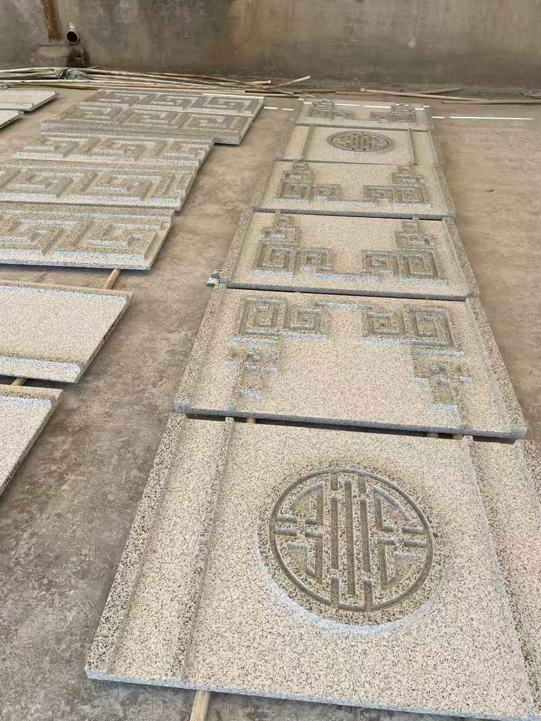 四川 白麻花岗岩外墙立面雕刻板