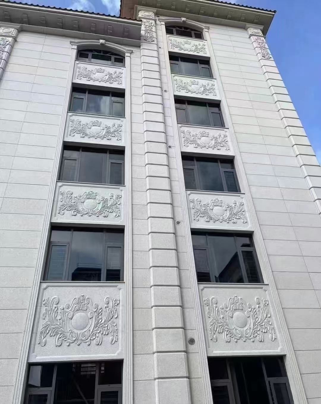 四川 白麻荔枝面花岗岩别墅外墙干挂